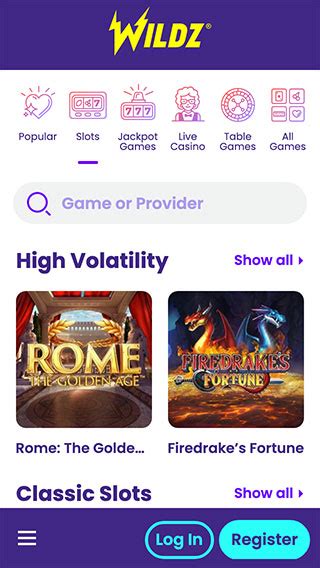 Wildz Casino Mobile Works on Android & iOS apps.